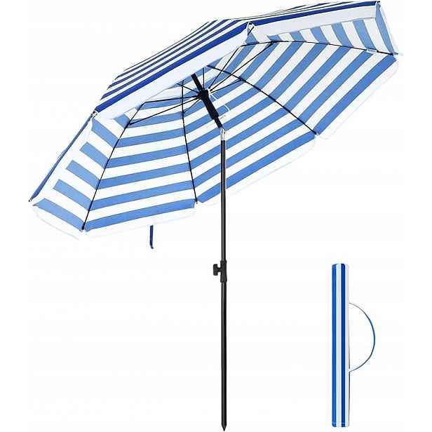 Klasický deštník Songmics modrý 200 x 218 cm
