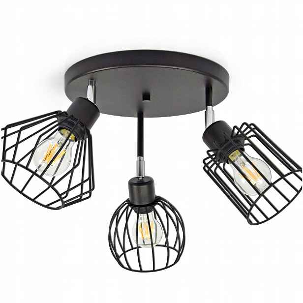 Lampa Stropní Svítidlo Loft Edison z drátu 720-G3M