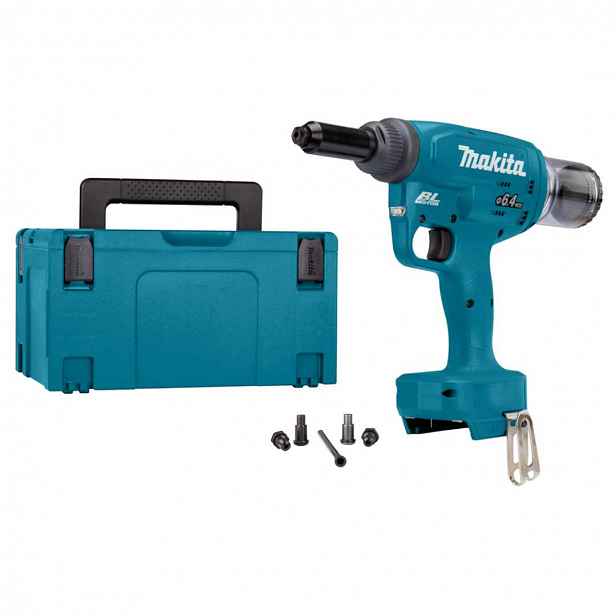 Makita - 18V AKU nýtovací pistole, bez baterie a nabíječky DRV250ZJ