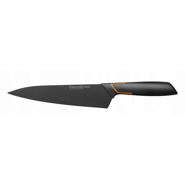 Fiskars Edge Nůž pro šéfkuchaře na sekání zeleniny masa, ostrý, 19 Cm