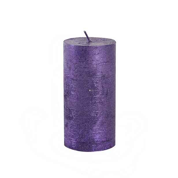 Rustikální svíčka 12cm PROVENCE fialová