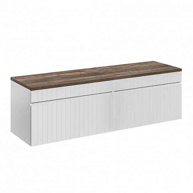 Petits-meubles SKŘÍŇKA POD UMYVADLO 160cm Zelie Bílá