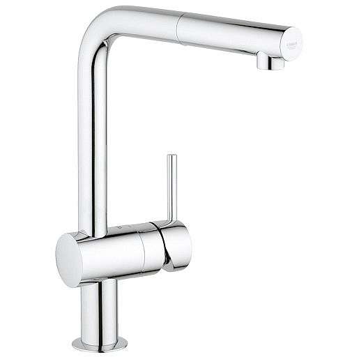 Dřezová baterie Grohe Minta s vytahovací sprškou chrom 32168000