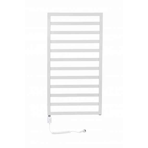 Koupelnový radiátor Vinolli Frame elektrický 900 W Bílý Mat 1240x530