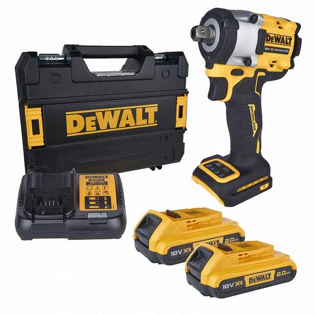 Dewalt DCF922D2T Rázový utahovák 18V 1/2" 2x2,0Ah