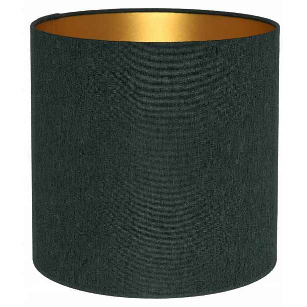 Stínidlo pro závěsnou stojací lampu Válec 15/15 cm E27 Zelený borovicový Avola