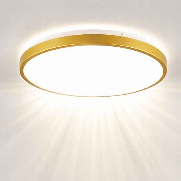 stropní svítidlo Led Stropní Svítidlo Svítidlo Panel 24W 2500lm 4000K 40cm Zlatá Kern