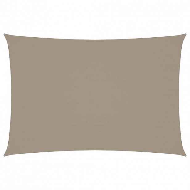 vidaXL Stínící plachta oxfordská látka obdélníková 2,5 x 4,5 m taupe