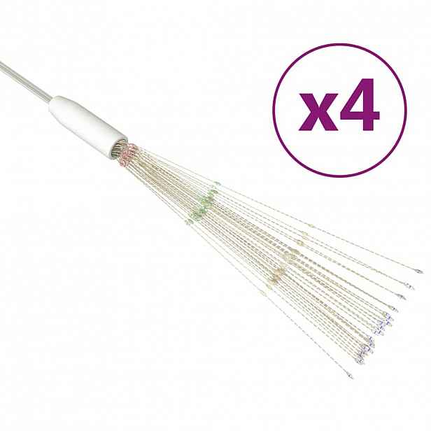 vidaXL Venkovní vánoční ohňostroje 4 ks vícebarevné 20 cm 560 LED diod