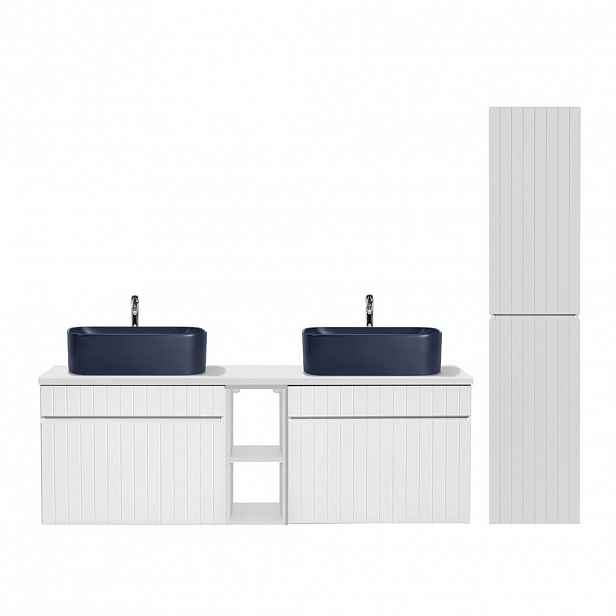 Petits-meubles KOUPELNOVÝ NÁBYTEK 140cm Zelie 2er-Set Bílá