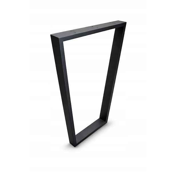 Kovová noha pro stůl Ve Tvaru Písmene V 90x50 cm 6x2 Černá Nkrm Ocel