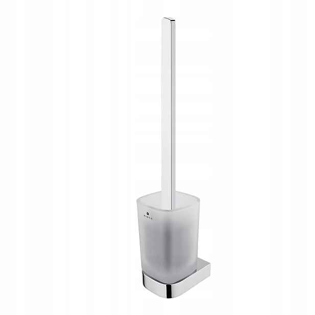 Nimco Nikau chrom Wc štětka, sklo patentovaný design Nk 30094CN-HR-26_
