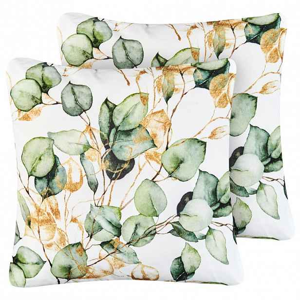 Beliani ZAHRADNÍ polštář sada 2 ks Barevný 45/45 cm Glade