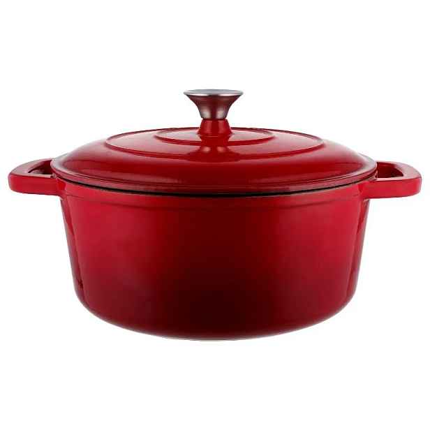 D4964 Spice&soul Hrnec S Poklicí Červený 2,3 L