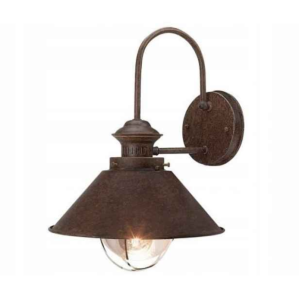 Lampa lucerna Marine nástěnná IP23 hnědá rezavá