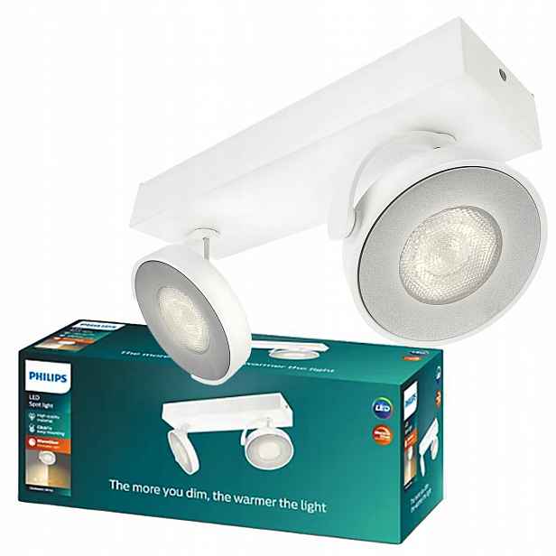 stropní svítidlo Led reflektor 9W 1000lm 2200-2700K Stmívatelná bílá Philips