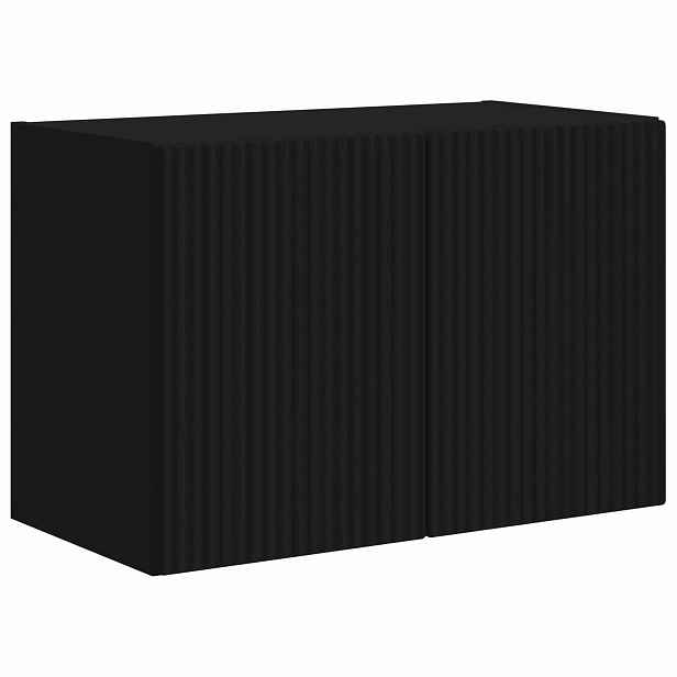 vidaXL TV wall cabinet 59,5 x 31 x 40 cm Černá Kompozitní dřevo