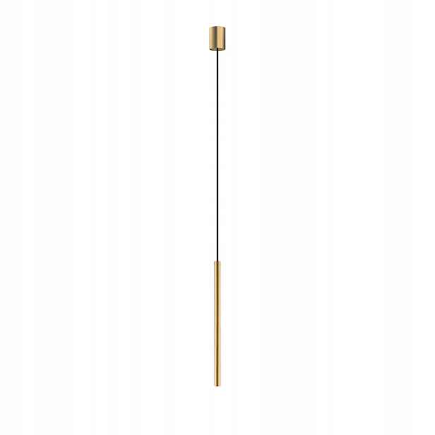 Lampa Nowodvorski Laser I G9 Zlatá Kovová 130 cm Stínidlo 49 cm do obývacího pokoje