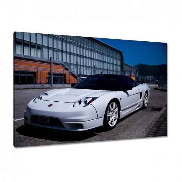 Obrazy 120x80 Honda Nsx Bílé auto