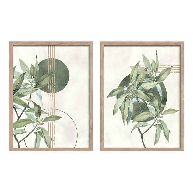 Obrazy v sadě 2 ks 30x40 cm Green – Styler