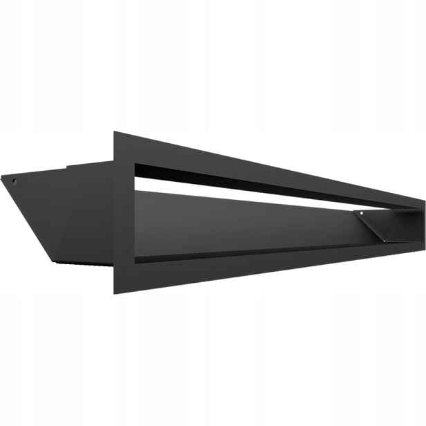 Ventilační mřížka krbová Luft 9x80 černá Mat Slim