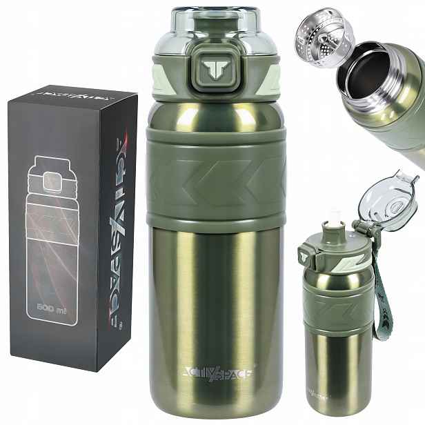 Termohrnek Na Kávu Čaj Do Auta Vzduchotěsný Protiskluzový 500 ml