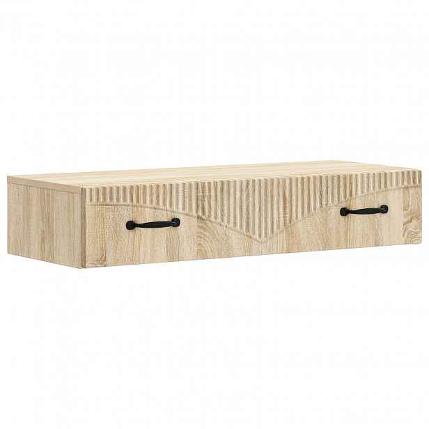 vidaXL Nástěnný boční stůl 87,5 x 34,5 x 17 cm Kompozitní dřevo