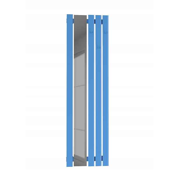 Dekorativní panelový radiátor Bello mirror hook 100/52 Modrý