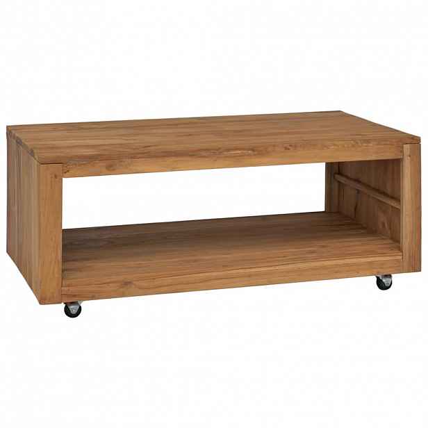vidaXL Konferenční stolek 110 x 60 x 40 cm masivní teakové dřevo