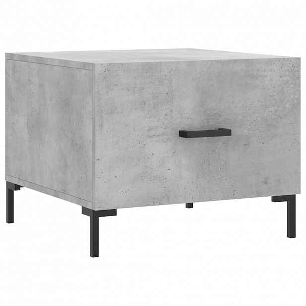 vidaXL Konferenční stolek betonově šedý 50x50x40 cm kompozitní dřevo