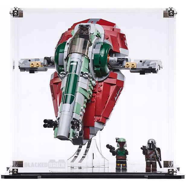 Vitrína Blacked Brick pro Lego Star Wars 75312 Loď Boby Fetta