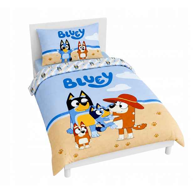 Dětské povlečení 160x200 70x80 Bluey 100% bavlna Halantex 2 el Ykk