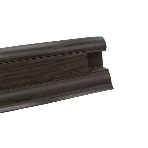 DOPRODEJ: Soklová podlahová lišta SLK50 W476 Wenge 2,5 m, kout (vnitřní), hnědá, Döllken