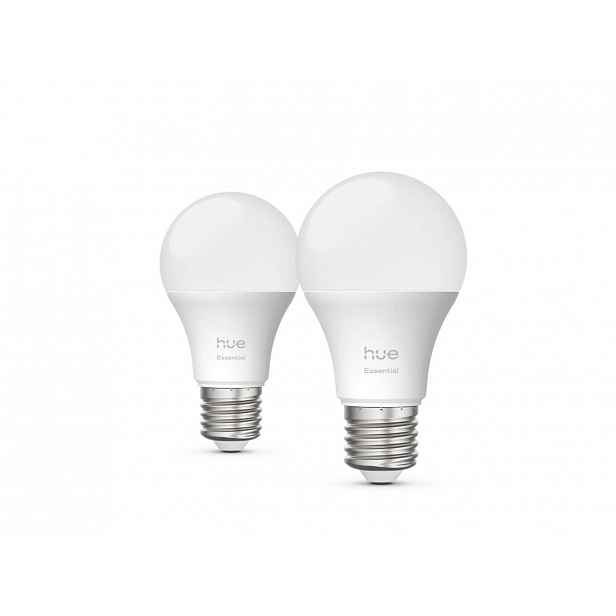 Philips Hue Essential - Chytrá LED žárovka E27, 806 lm, 2 ks 929004235402