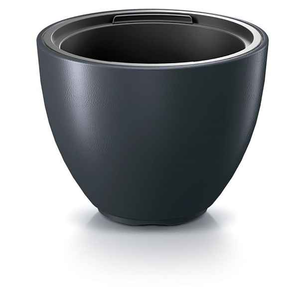 Prosperplast Květináč s vkladem HEOSE III antracitový, varianta 39,5 cm