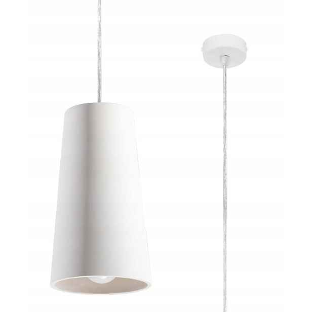 Sollux Závěsná lampa keramická bílá Gulcan SL.0849