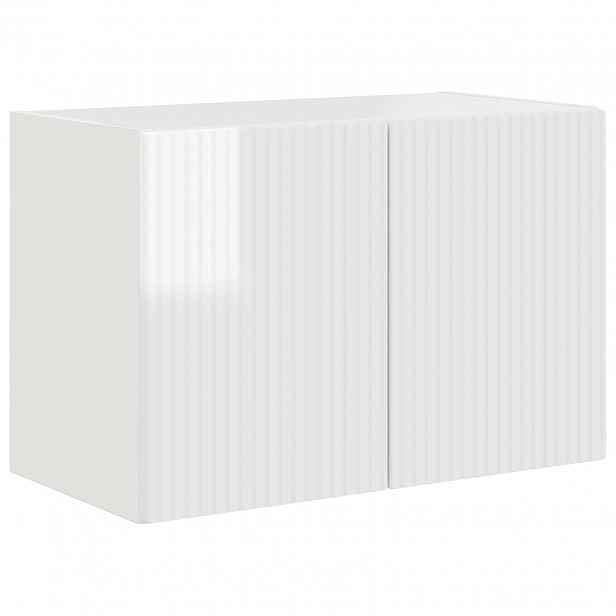 vidaXL TV wall cabinet 59,5 x 31 x 40 cm Vysoce lesklá bílá