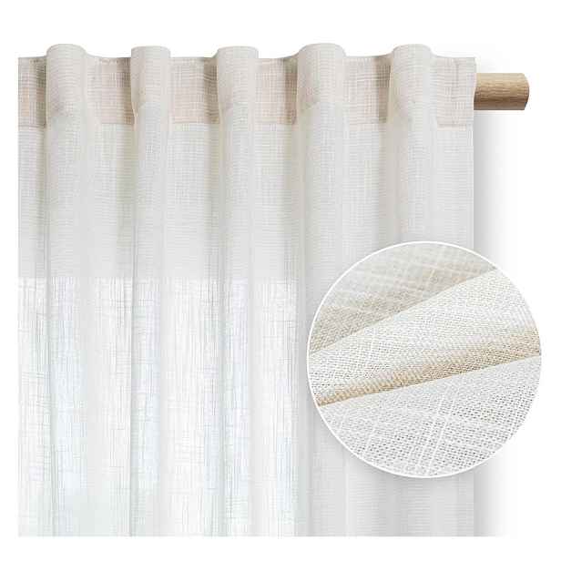 Krémový závěs 140x250 cm Valeta – Restilo