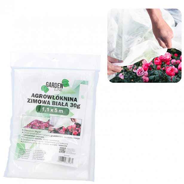 TEMU Agrofiber Zimní Krycí Látka 1,1x5m Bílá 30G