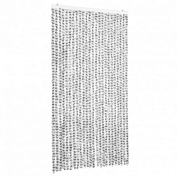 vidaXL Závěs proti hmyzu světle šedý a tmavě šedý 100 x 230 cm žinylka