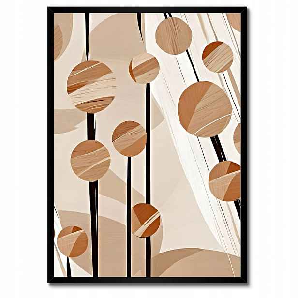 Plakáty v rámu 50x70 Béžové na sloupcích