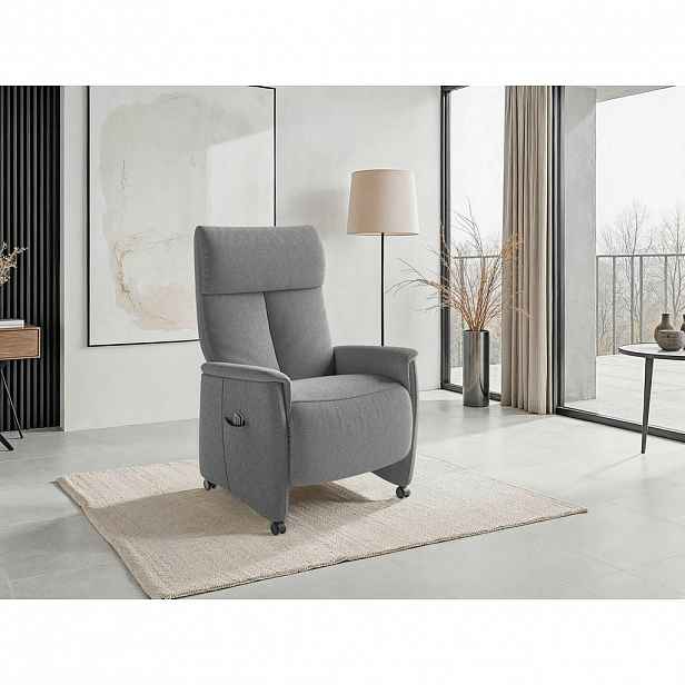 Sit & More RELAXAČNÍ KŘESLO, textil, antracitová