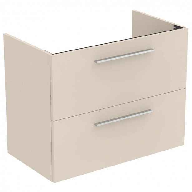 Ideal Standard i.Life A - Skříňka pod umyvadlo, 80x44x63 cm, 2 zásuvky, matná písková T5256NF