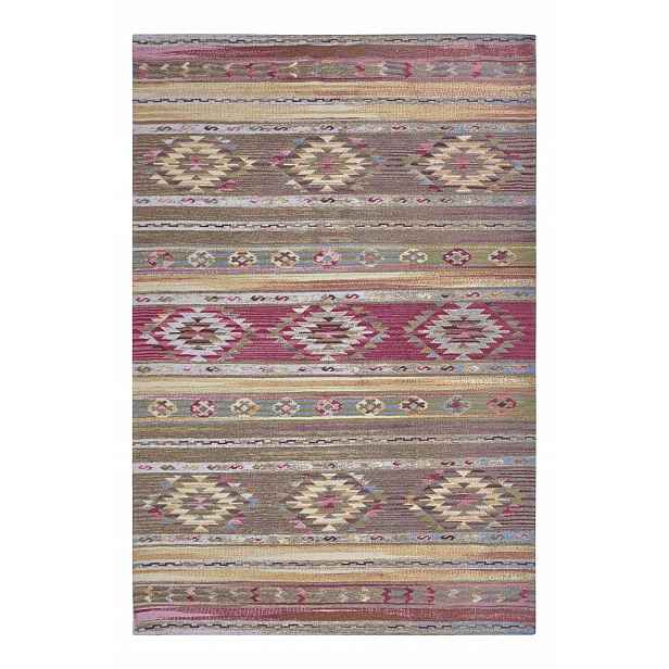 Koberec, běhoun do kuchyně 75x150 cm, protiskluzový, barevný vzor, moderní design