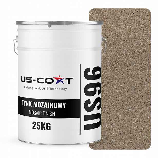 Mozaiková Omítka Mozaika 25 Kg Hnědá Světlá M91 Ozdobná Pryskyřičná Fasáda