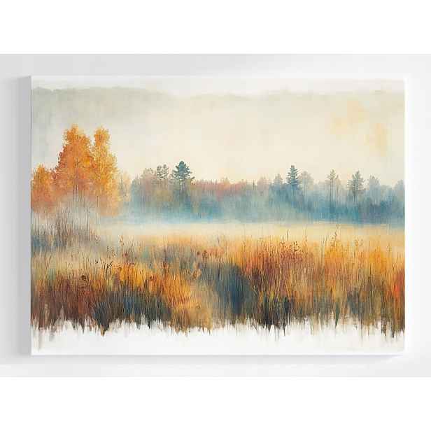 Plakát Krajina Vesnice Louka Stromy Příroda 100x75