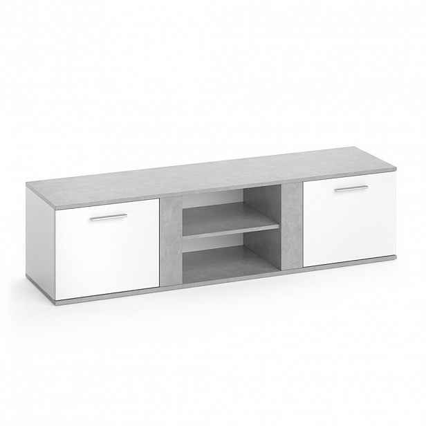 Vicco NÍZKÝ NÁBYTEK POD TELEVIZI Novelli Beton 155 x 41 cm