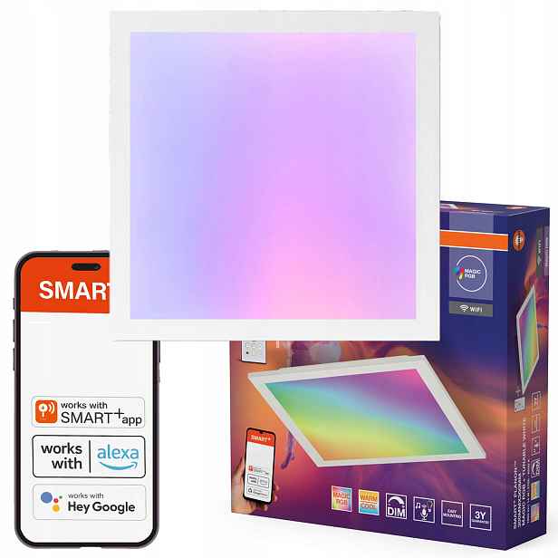 Led panel Svítidlo 14W 1100lm 2700-6500K Cct Rgb Smart WiFi Magic Osram