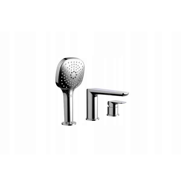 Clever 2.0 vanová baterie 3-otvorová, chrom, elegantní kvalita
