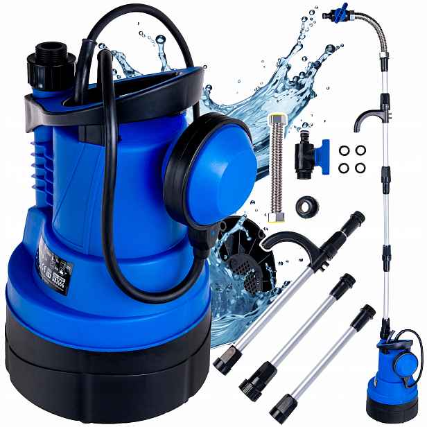 Ponorné Čerpadlo S Plovákem Na Dešťovou Vodu 400W Zahrada 5200L/H